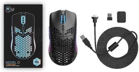 Photo de Souris sans fil Gamer Glorious PC Gaming Race Model O RGB (Noir)