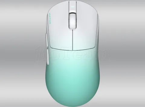Photo de Souris sans fil Gamer Hator Quasar 3 Ultima 8K (Blanc-vert)