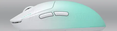 Photo de Souris sans fil Gamer Hator Quasar 3 Ultima 8K (Blanc-vert)