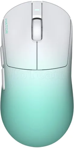 Photo de Souris sans fil Gamer Hator Quasar 3 Ultima 8K (Blanc/Vert)