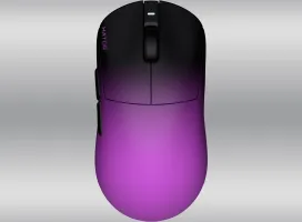 Photo de Souris sans fil Gamer Hator Quasar 3 Ultima 8K (Noir-Violet)