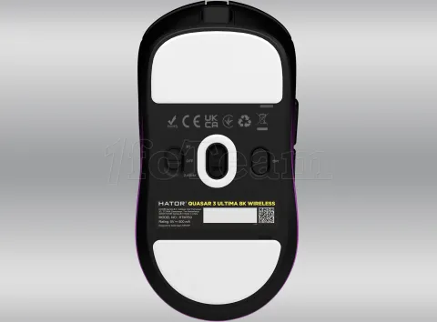 Photo de Souris sans fil Gamer Hator Quasar 3 Ultima 8K (Noir-Violet)