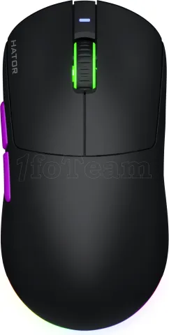 Photo de Souris sans fil Gamer Hator Quasar 3 Ultra 8K RGB (Noir)