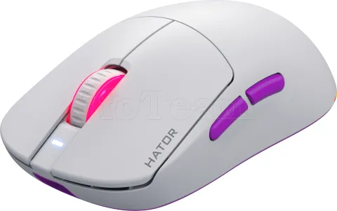 Photo de Souris sans fil Gamer Hator Quasar 3 Ultra RGB (Blanc)