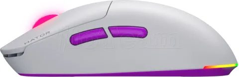 Photo de Souris sans fil Gamer Hator Quasar 3 Ultra RGB (Blanc)