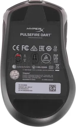 Photo de Souris sans fil Gamer HyperX Pulsefire Dart RGB (Noir)