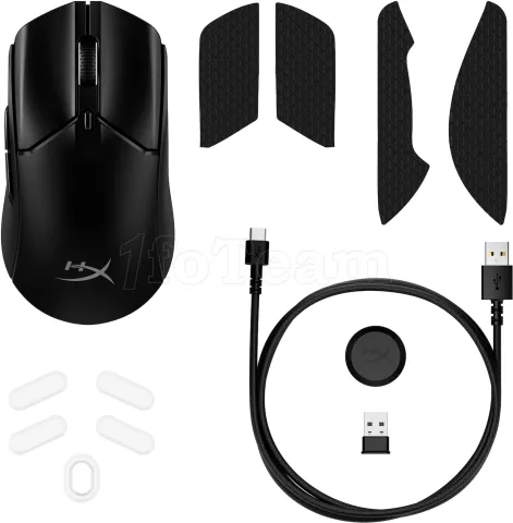 Photo de Souris sans fil Gamer HyperX Pulsefire Haste 2 RGB (Noir)