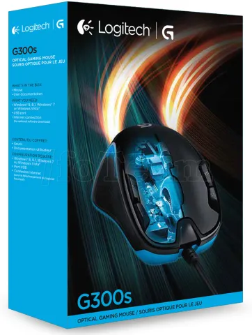 Photo de Souris sans fil Gamer Logitech G300s RGB (Noir)