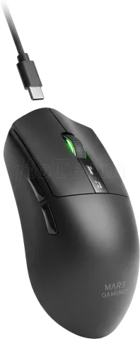 Photo de Souris sans fil Gamer Mars Gaming MMW-Elite (Noir)