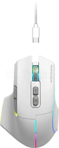 Photo de Souris sans fil Gamer Mars Gaming MMW-Vector RGB (Blanc)