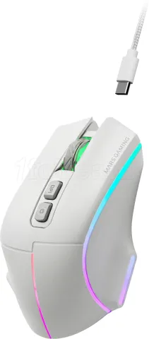 Photo de Souris sans fil Gamer Mars Gaming MMW-Vector RGB (Blanc)