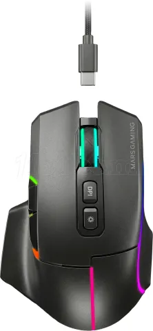 Photo de Souris sans fil Gamer Mars Gaming MMW-Vector RGB (Noir)