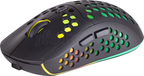 Photo de Souris sans fil Gamer Mars Gaming MMW3 RGB (Noir)