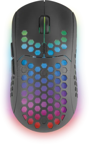 Photo de Souris sans fil Gamer Mars Gaming MMW3 RGB (Noir)