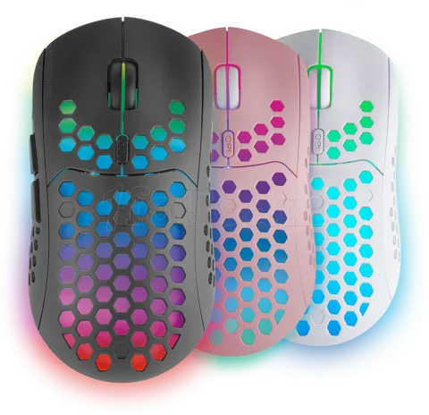 Photo de Souris sans fil Gamer Mars Gaming MMW3 RGB (Noir)