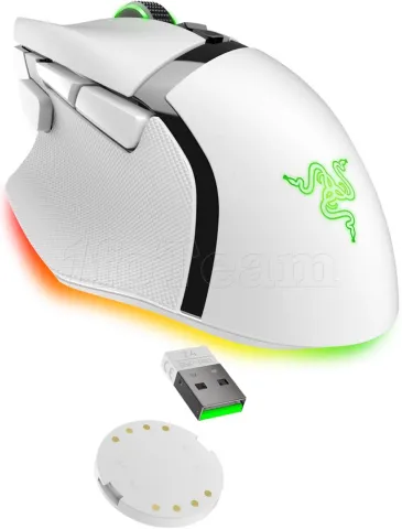 Photo de Souris sans fil Gamer Razer Basilisk V3 Pro RGB (Blanc)