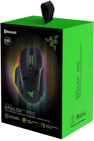 Photo de Souris sans fil Gamer Razer Basilisk V3 Pro RGB (Noir)