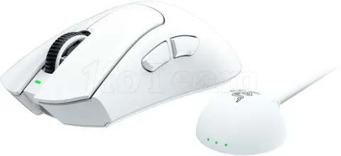 Photo de Souris sans fil Gamer Razer Deathadder V4 Pro (Blanc)