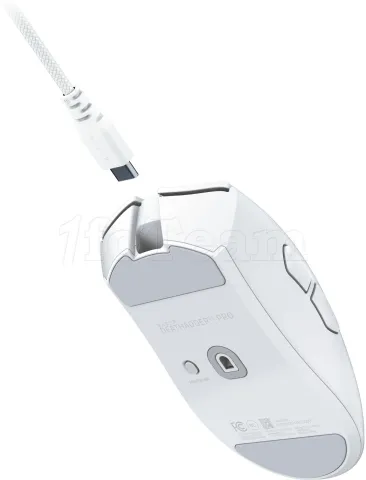 Photo de Souris sans fil Gamer Razer Deathadder V4 Pro (Blanc)