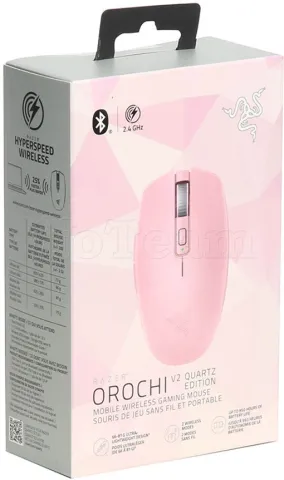 Photo de Souris sans fil Gamer Razer Orochi V2 (Rose)