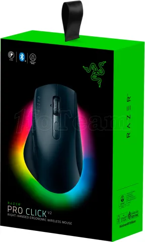 Photo de Souris sans fil Gamer Razer Pro Click V2 RGB (Noir)