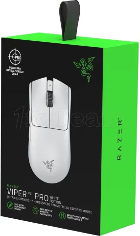 Photo de Souris sans fil Gamer Razer Viper V3 Pro (Blanc)