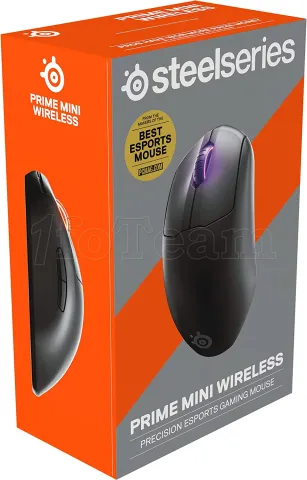 Photo de Souris sans fil Gamer SteelSeries Prime Mini RGB (Noir)