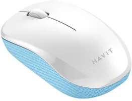 Photo de Souris sans fil Havit MS66GT-WB (Blanc/Bleu)