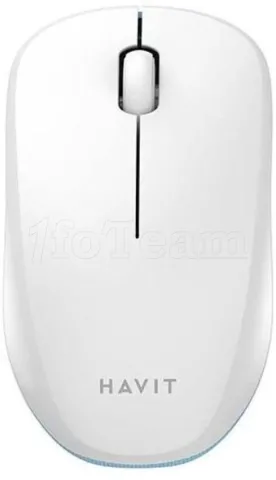 Photo de Souris sans fil Havit MS66GT-WB (Blanc/Bleu)