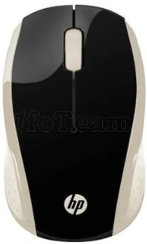 Photo de Souris sans fil HP 200 (Noir/Or)