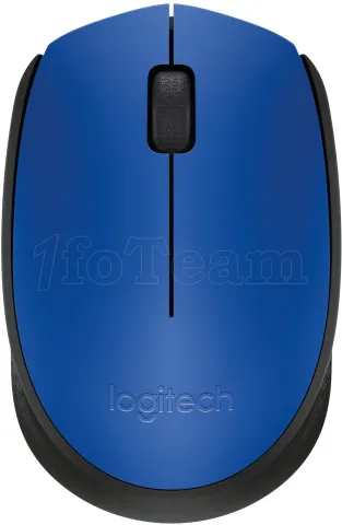 Photo de Souris sans fil Logitech Cordless Laser M171 (Noir/Bleu)