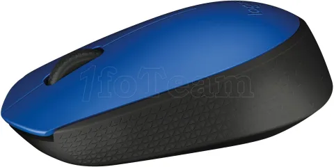 Photo de Souris sans fil Logitech Cordless Laser M171 (Noir/Bleu)