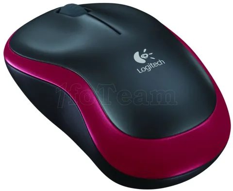 Photo de Souris sans fil Logitech Cordless Laser M185 (Rouge)