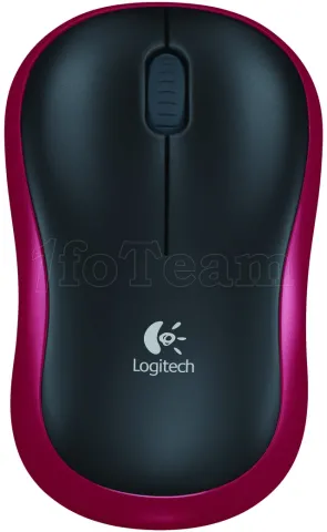 Photo de Souris sans fil Logitech Cordless Laser M185 (Rouge)