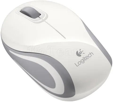 Photo de Souris sans fil Logitech Cordless Laser M187 (Blanc)