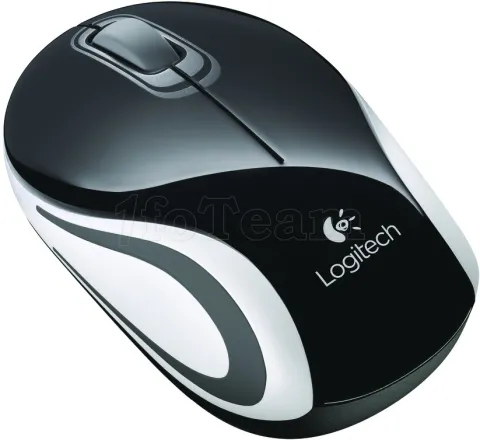 Photo de Souris sans fil Logitech Cordless Laser M187 (Noir)