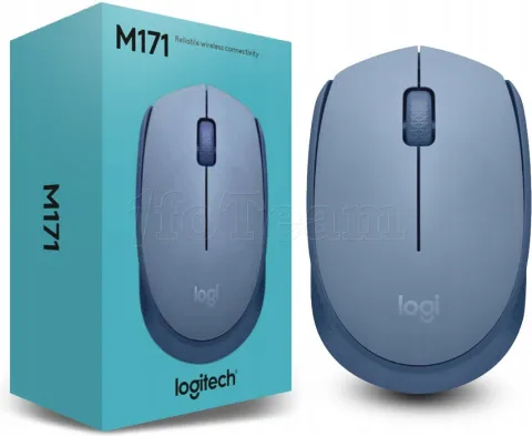 Photo de Souris sans fil Logitech M171 (Bleu)