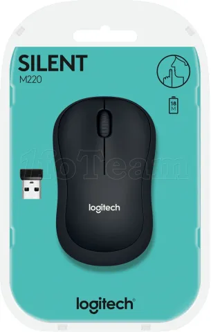 Photo de Souris sans fil Logitech M220 Silent (Noir)