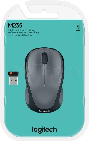 Photo de Souris sans fil Logitech M235 (Gris)