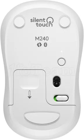 Photo de Souris sans fil Logitech M240 Silent (Blanc)