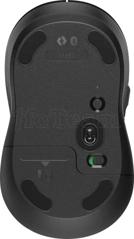 Photo de Souris sans fil Logitech Signature M650 (Noir/Gris)