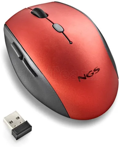 Photo de Souris sans fil NGS Bee (Rouge)