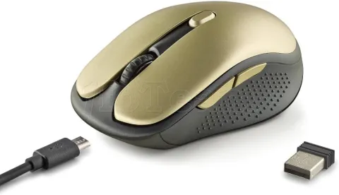 Photo de Souris sans fil NGS Evo Rust (Or)