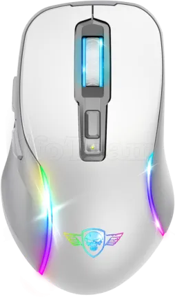 Photo de Souris sans fil Spirit of Gamer Elite M50 RGB (Blanc)
