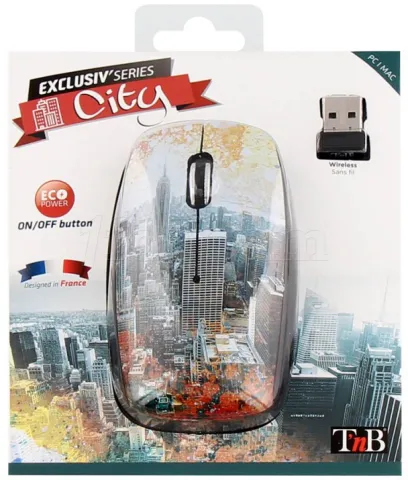 Photo de Souris sans fil T'nB Exclusiv' Series City (Thème Urbain)