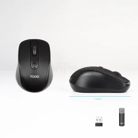 Photo de Souris sans fil Tooq TQMW-1103-B (Noir)