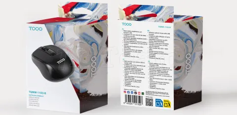 Photo de Souris sans fil Tooq TQMW-1103-B (Noir)