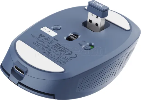 Photo de Souris sans fil Trust Ozaa (Bleu)