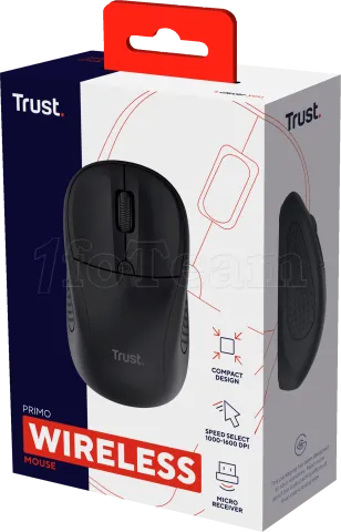 Photo de Souris sans fil Trust Primo (Noir)