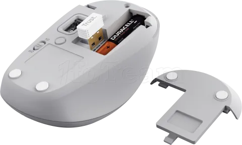 Photo de Souris sans fil Trust Yvi+ Silent (Blanc)